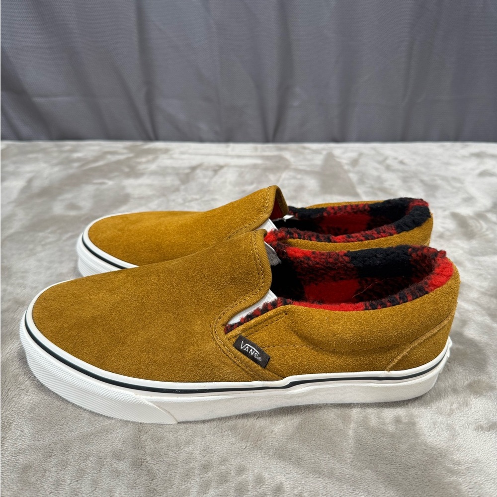 Vans Tan Slip-On Sneakers - Picture 4 of 13
